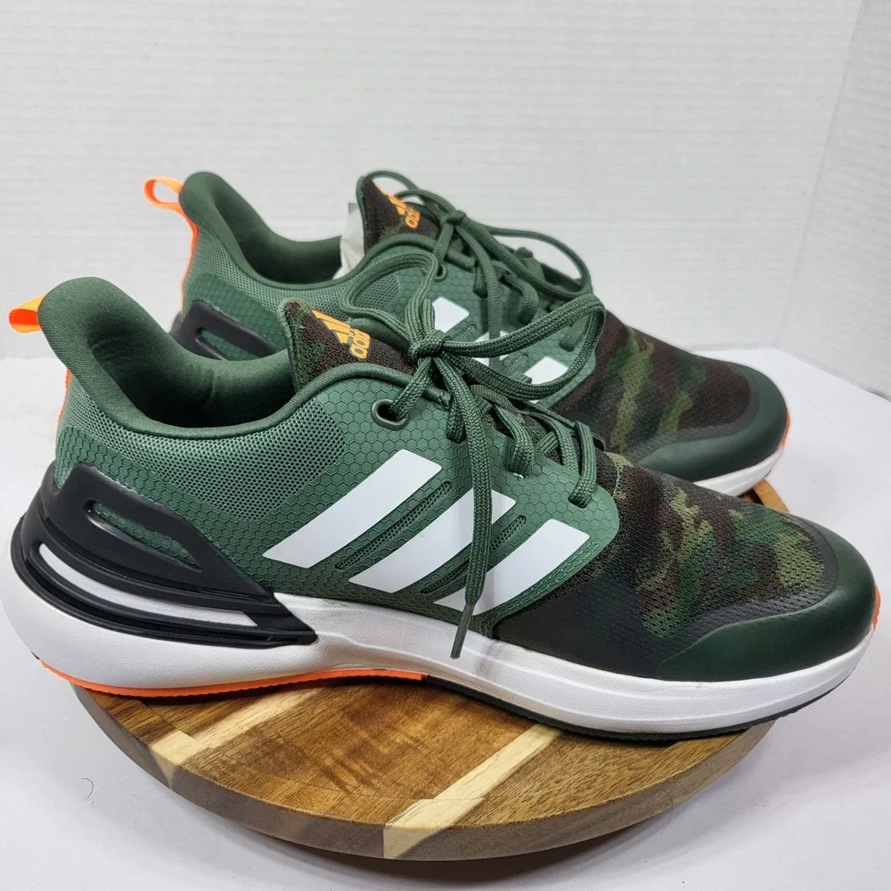Adidas Rapidmove ADV Mens 6 Olive Camo Orange‎ Training Shoes FZ6347 Excellent